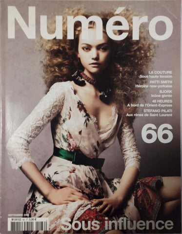 NUMERO Magazine #66 GEMMA WARD Vlada Roslyakova SHALOM HARLOW Sasha Pivovarova