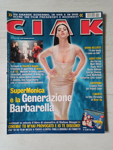 CIAK Magazine Italia June 2003 MONICA BELLUCCI Matt Dillon JIM CARREY
