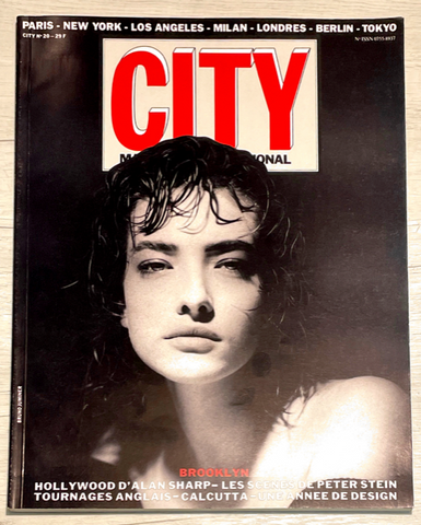 CITY US Magazine France March 1986 TATJANA PATITZ by BRUNO JUMINER