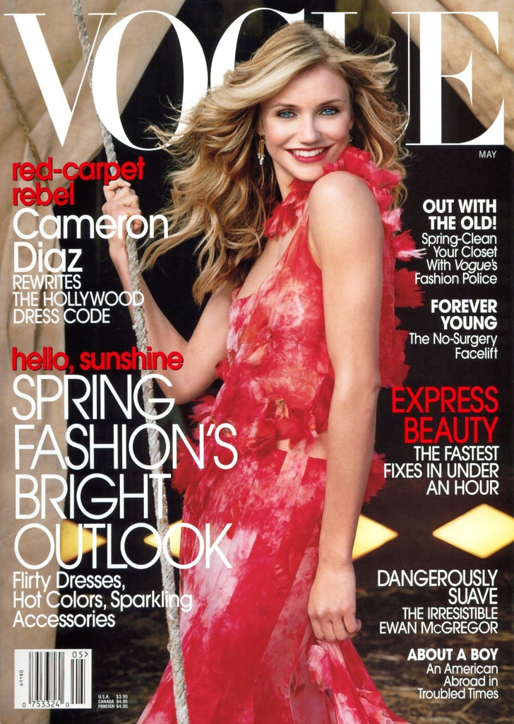 VOGUE Magazine US May 2003 CAMERON DIAZ Angela Lindvall NATALIA VODIANOVA