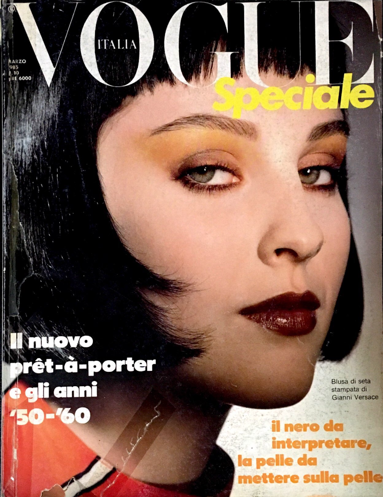 VOGUE Magazine Italia March 1985 SUSIE BICK Rachel Riley CHRISTINE BOLSTER