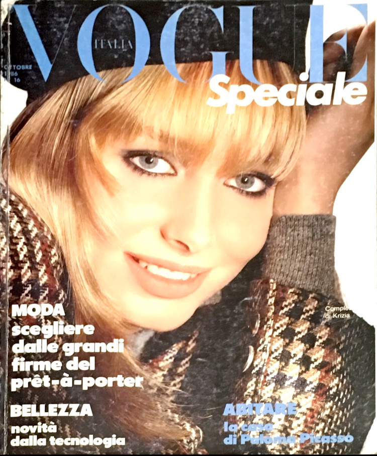 VOGUE Italia Magazine October 1986 LAUREN HELM Jeny Howorth TALISA SOTO Kristen McMenamy