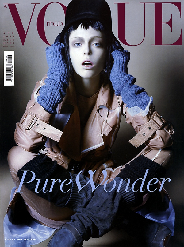 VOGUE Magazine Italia April 2006 COCO ROCHA Angela Lindvall FREJA BEHA Anja Rubik