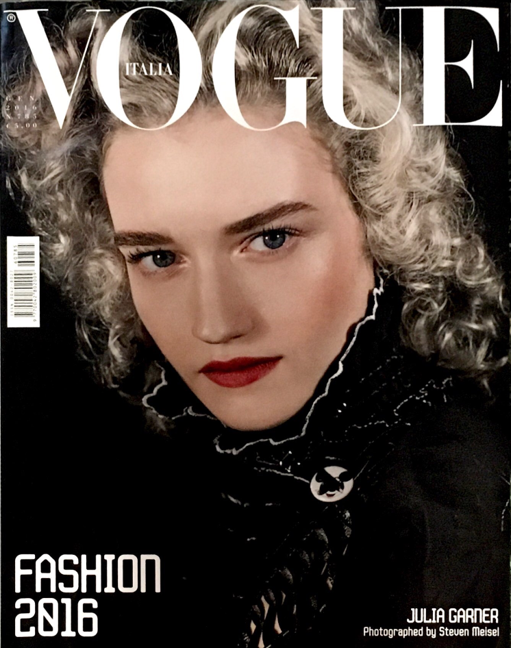 VOGUE Magazine Italia January 2016 JULIA GARNER Freja Beha LOUISE PARKER Eva Doll