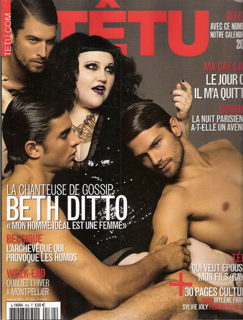 TETU French Magazine January 2011 BETH DITTO by SATOSHI SAIKUSA