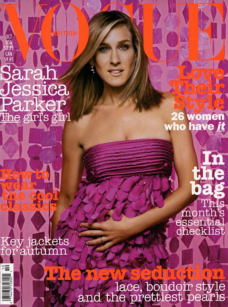 VOGUE Magazine UK October 2003 SARAH JESSICA PARKER Hilary Rhoda BEN GRIMES VIORT