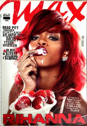 MAX Italy Italia Magazine July 2011 RIHANNA Laurent Marc Meri BRAD PITT