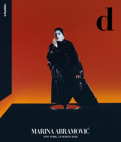 D La Repubblica Magazine April 2022 MARINA ABRAMOVIC Cover 2