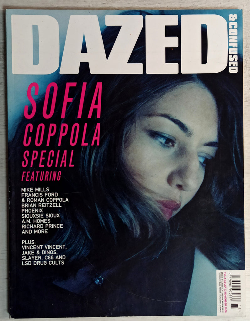 DAZED & CONFUSED Magazine November 2006 SOFIA COPPOLA