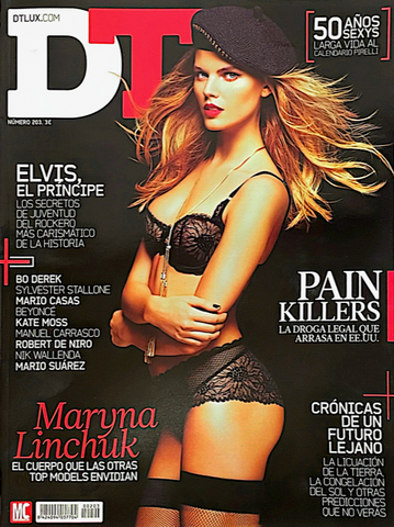 MARINA LINCHUK DT Magazine January 2014 Mario Suarez ELVIS PRESLEY