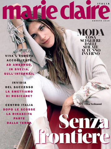 MARIE Claire Magazine ITALY August 2018 ELISA SEDNAOUI Sam Claflin SABINA RUEGG