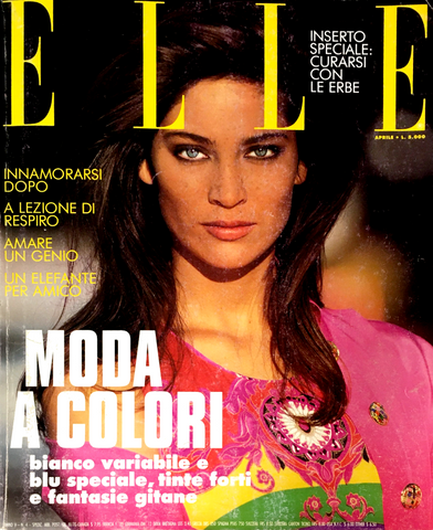 ELLE Magazine Italia April 1991 CARMEN CARMEN SCHWARZ Niki Taylor BRENDA SCHAD
