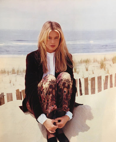 CLAUDIA SCHIFFER Editorial by Christophe Jouany ELLE Italia September 1989