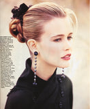 CLAUDIA SCHIFFER Editorial by Christophe Jouany ELLE Italia September 1989