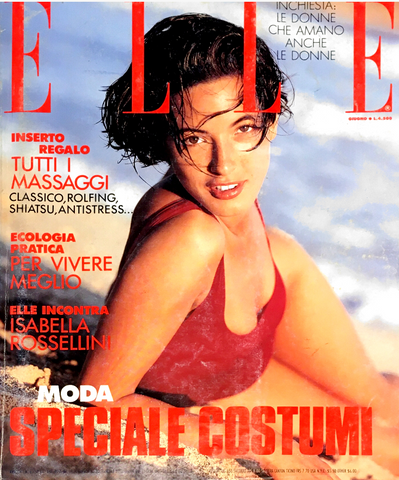 ELLE Magazine Italia June 1990 CHARLENE SHORT Marpessa BARRY LATEGAN