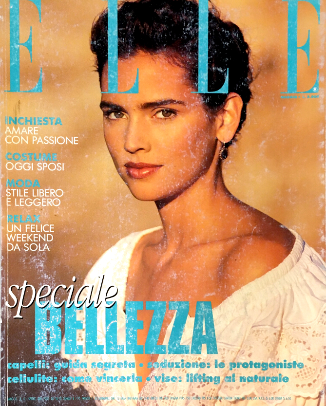 ELLE Magazine Italia May 1991 LAUREN LINDBERG Roberta Chirko MEGHAN DOUGLAS