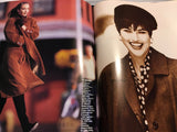 ELLE Magazine Italia November 1990 STEPHANIE SEYMOUR Tully Jansen CARMEN SCHWARZ