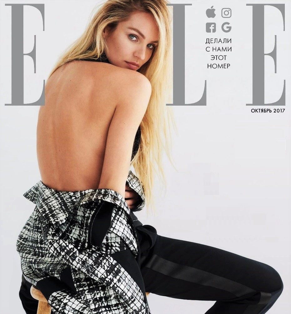 ELLE Russia Magazine October 2017 CANDICE SWANEPOEL