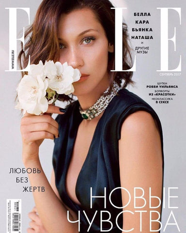 ELLE Russia Magazine September 2017 BELLA HADID Manon Leloup CHARLENE HOGGER