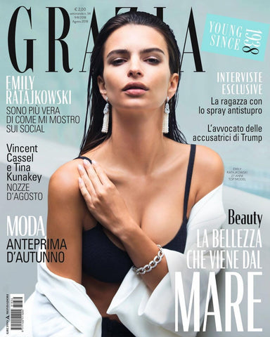 GRAZIA Italy Magazine August 2018 EMILY RATAJKOWSKI Jennifer Connelly SAM CLAFLIN