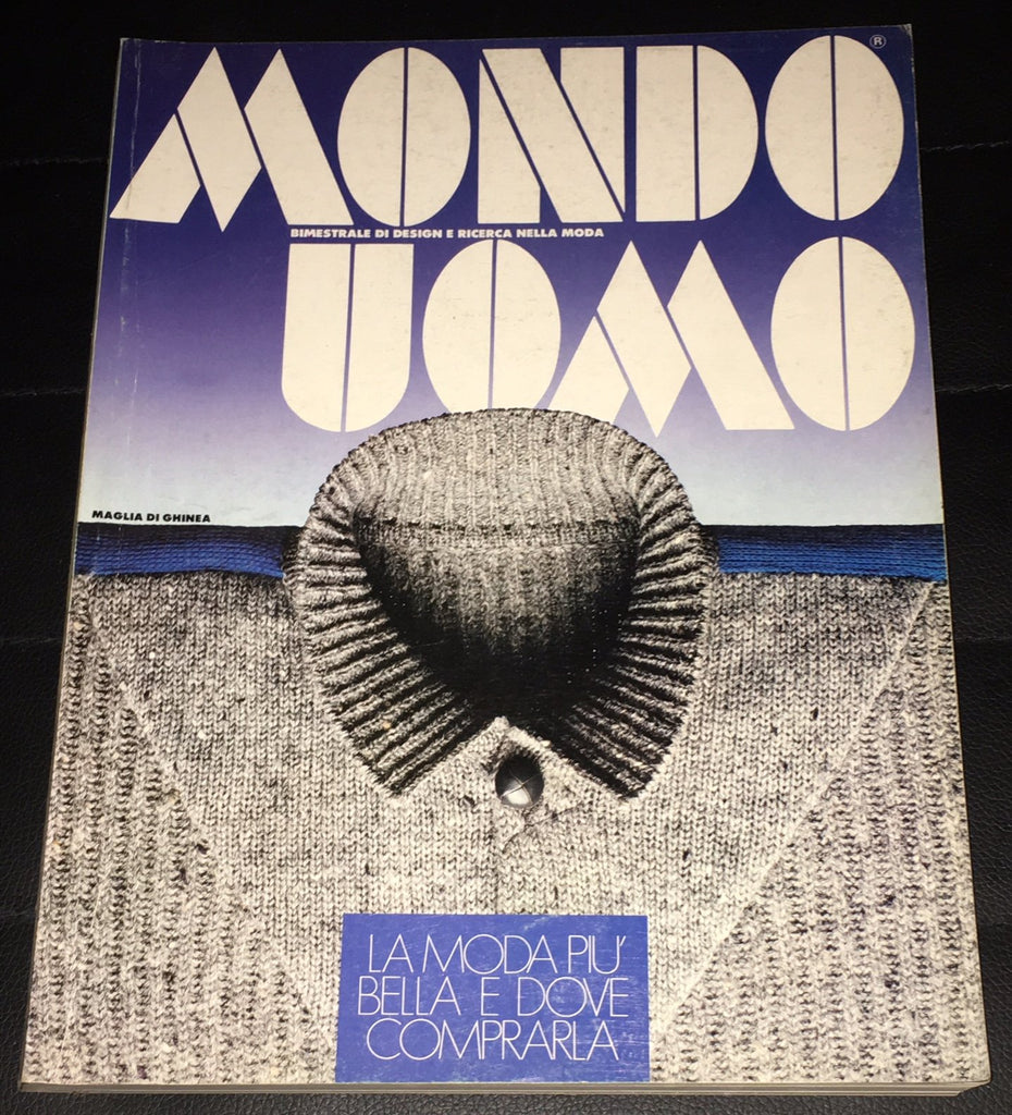 MONDO UOMO Magazine October 1982 GIOVANNI GASTEL Fabrizio Ferri FASHION