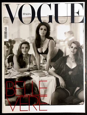 VOGUE Italia Magazine June 2011 TARA LYNN Candice Huffine BELLE VERE Alexa Chung