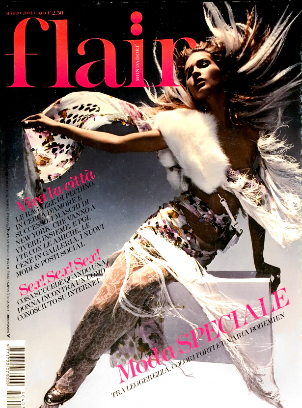 FLAIR Italia Magazine March 2004 ERIN WASSON Bridget Hall FILIPPA HAMILTON Diana Dondoe