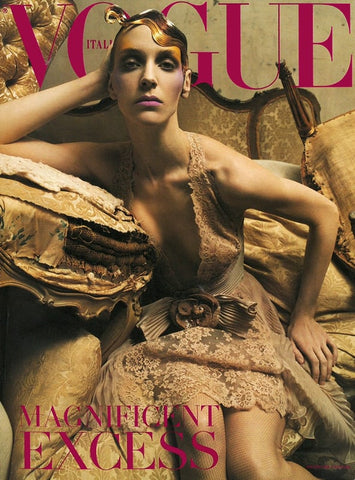 VOGUE Magazine Italia UNIQUE March 2001 HANNELORE KNUTS Tasha Tilberg DEVON AOKI Jacki Kennedy