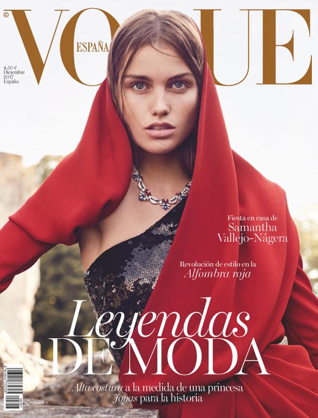 VOGUE Magazine Spain December 2017 LUNA BIJL Guinevere Van Seenus VANESSA AXENTE