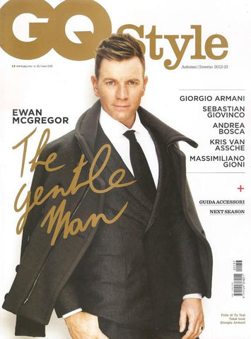 GQ Style Magazine Italia 2012 EWAN MCGREGOR David Bowie BASTIAN THIERY