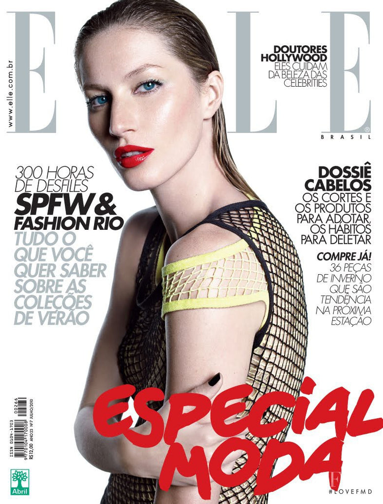 ELLE Magazine Brazil July 2010 GISELE BUNDCHEN by GUI PAGANINI Special Moda