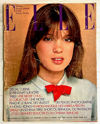 ELLE Magazine France April 1978 ELEONORE KLARWEIN Anne Guillard #1685