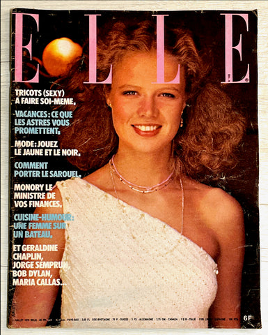 ELLE Magazine France July 1978 JONVELLE Bensimon HANS FEURER #1695