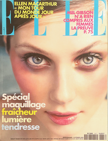 ELLE Magazine France N°2877 February 2001 OXANA MINAEVA