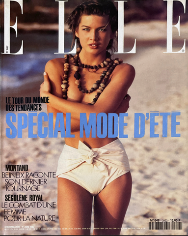 ELLE Magazine France June 1992 BASIA MILEWICZ Helena Barquilla KARA YOUNG Carmen Schwarz