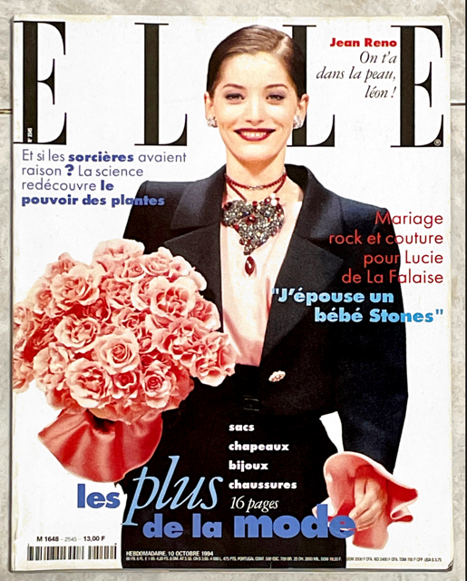 ELLE Magazine France October 1994 LUCIE DE LA FALAISE Nina Brosh STELLA TENNANT
