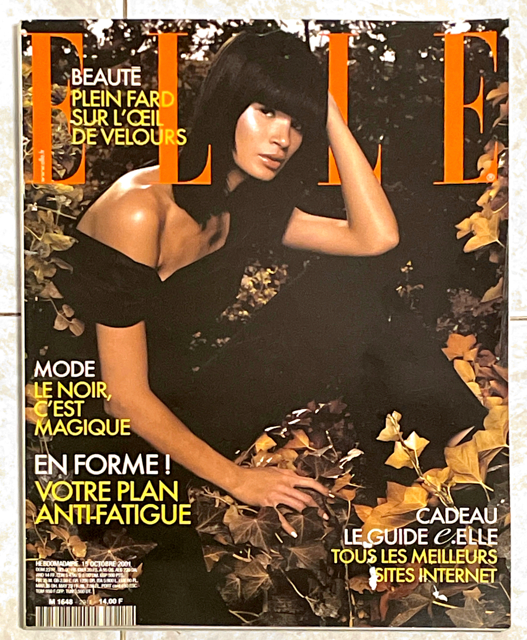 ELLE Magazine France N°2911 October 2001 CAROLINE RIBEIRO Jeanne Balibar
