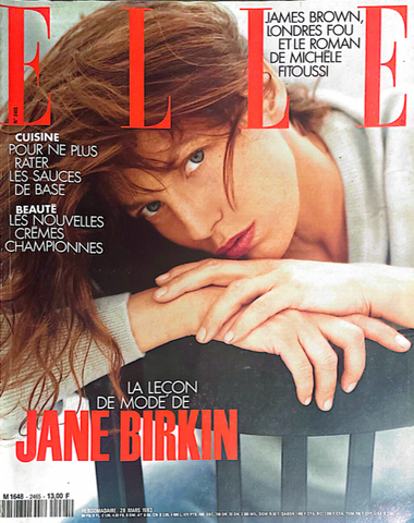 ELLE France Magazine #2465 March 1993 JANE BIRKIN