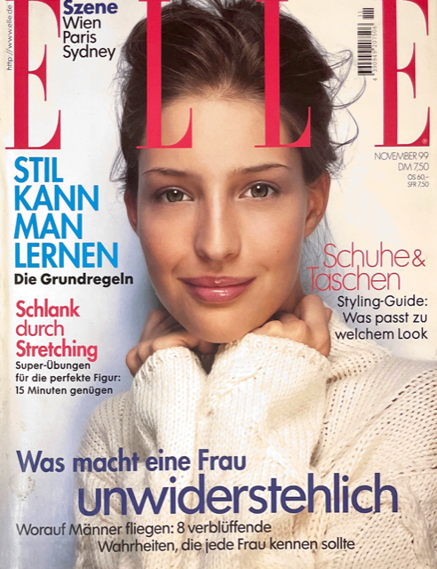 ELLE Magazine Germany November 1999 LINDA NYVLTOVA Esther Young LIA CROWE