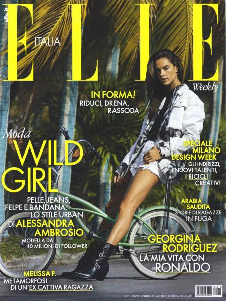 ELLE Magazine Italia April 2019 ALESSANDRA AMBROSIO Nimue Smit