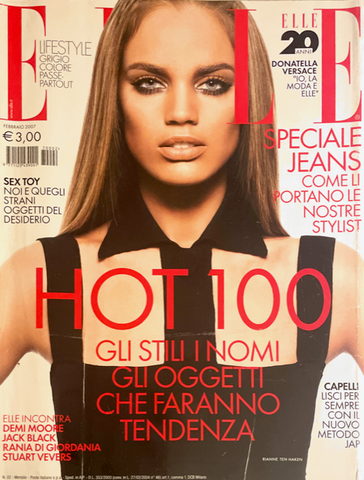 ELLE Magazine Italia February 2007 RIANNE TEN HAKEN Lilliane Ferrarezi RALISA OPREA