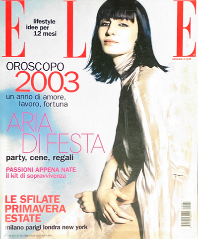 ELLE Magazine Italia January 2003 ERIN O'CONNOR Aurelie Claudel