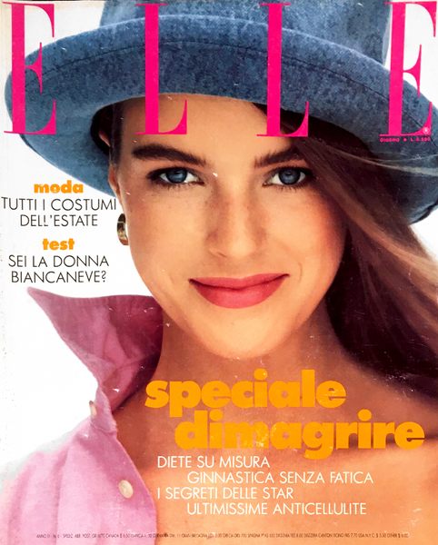 ELLE Magazine Italia June 1989 JULIE VHAY Suzanne Lanza GAIL O'NEILL O ELLE Magazine Italia June 1989 JULIE VHAY Suzanne Lanza GAIL O'NEILL O