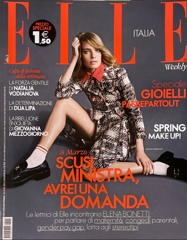 ELLE Magazine Italia March 2020 NATALIA VODIANOVA Adrienne Juliger DUA LIPA