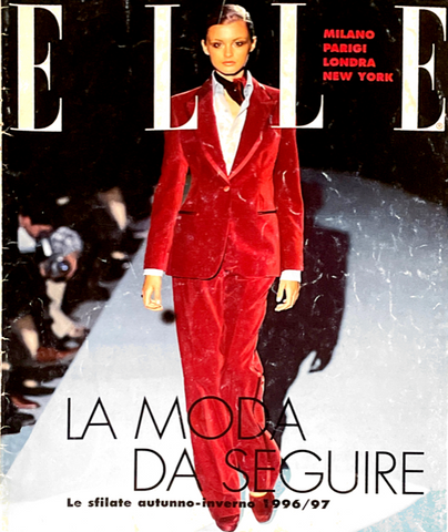 ELLE Italia Magazine TRISH GOFF Dossier Sfilate PRET A PORTER August 1996