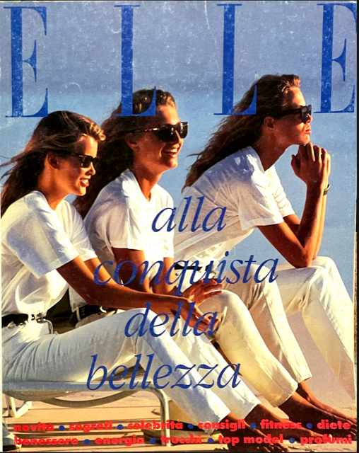 ELLE Italia May 1993 CLAUDIA SCHIFFER Tatjana Patitz NAOMI CAMPBELL Supplement