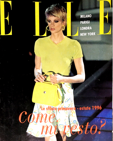 ELLE Italia Magazine KRISTEN MCMENAMY Kate Moss NADJA AUERMANN Supplement January 1996