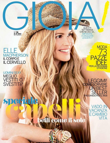 GIOIA Italia Magazine ELLE MACPHERSON  Royal Baby 21/8/2013