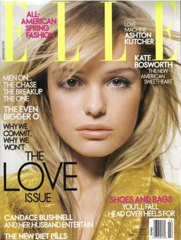 Elle Magazine US February 2004 cover featuring Kate Bosworth