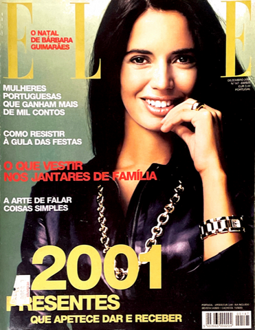 ELLE Magazine Portugal December 2000 BARBARA GUIMARAES Vanessa Greca